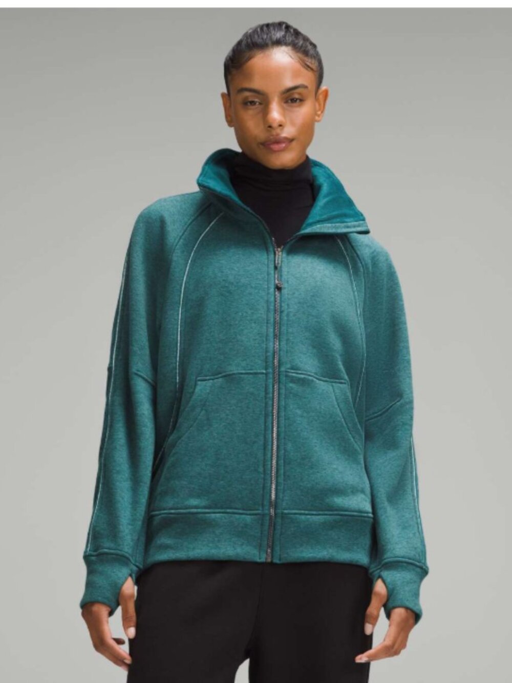 Lululemon Scuba Oversized Funnel-Neck Full Zip Long *Plush size xs/s